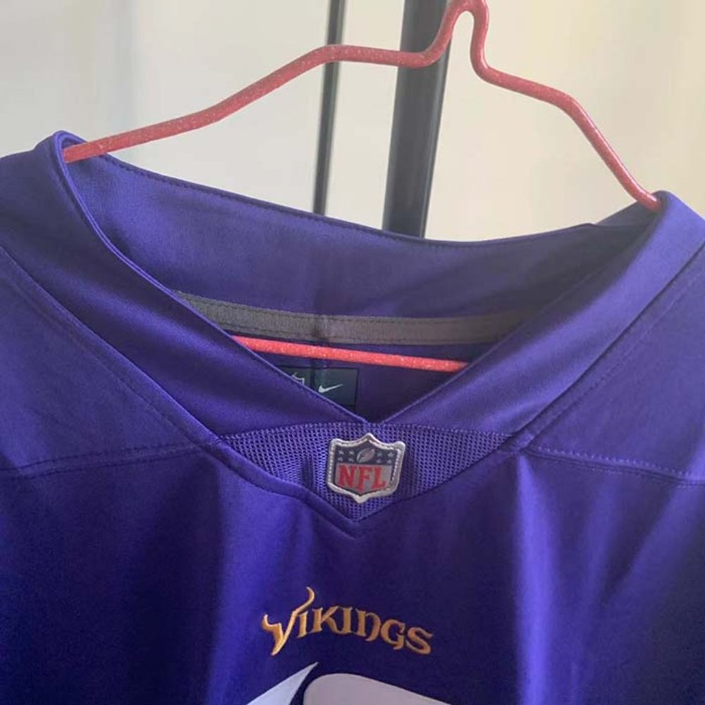 Nike Mens Minnesota Vikings Justin Jefferson #18 Purple Jersey - Picture 5 of 11